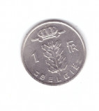 Moneda Belgia 1 franc 1978, stare buna, curata, Europa, Cupru-Nichel