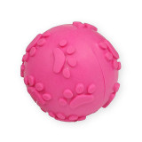 TPR Jucărie pentru căței - minge cu sc&acirc;rț&acirc;itoare, roz 6 cm, PET NOVA