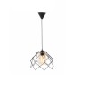 Pendul Kontes Negru 1xE27 60W, Erste
