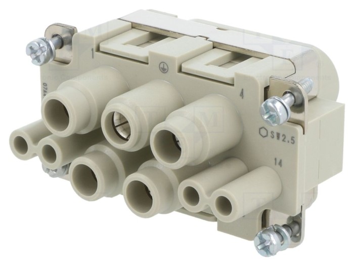 Conector Mamă Han-Com, 63A, 8 pini