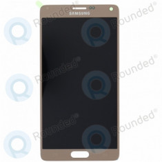 Samsung Galaxy Note 4 (SM-N910F) Modul de afișare LCD + Digitizer auriu GH97-16565C