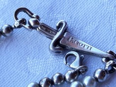 argint PACIOTTI CESARE BRATARA cu PERLE si MARGELE brand de LUX ITALIA splendida