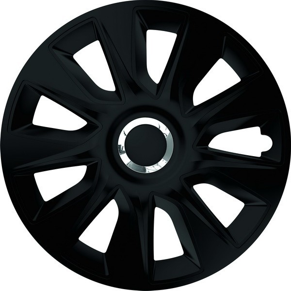 SET CAPACE ROTI 15` NEGRE CU INEL CROMAT STRATOS SET CAPACE ROTI 15` NEGRE CU INEL CROMAT STRATOS