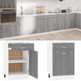 vidaXL Dulap inferior cu sertar &ldquo;Lyon&rdquo; gri sonoma 50x46x81,5cm