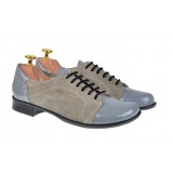 Cumpara ieftin Oferta marimea 39 - Pantofi dama casual din piele naturala gri, Bob, LP53GG