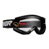 Ochelari Thor Combat Racer sticla clara negrii