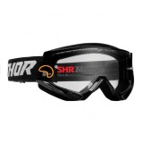 Ochelari Thor Combat Racer sticla clara negrii