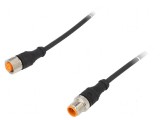 Cablu de conectare M12 5m 250VAC 4A 1200 -25&divide;80&deg;C