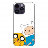 Husa compatibila cu Apple iPhone 15 Pro Max Silicon Gel Tpu Model Finn and Jake Tongues