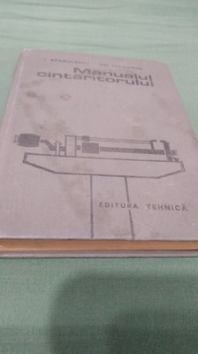 MANUALUL CANTARITORULUI -I.BARBULESCU foto