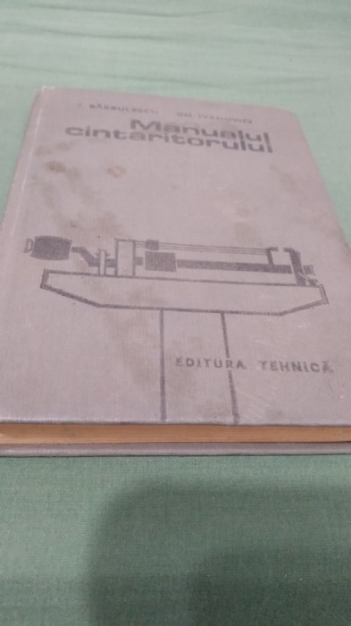 MANUALUL CANTARITORULUI -I.BARBULESCU