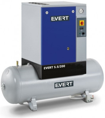 Compresor Aer Evert 200L, 400V, 5.5kW EVERT5,5/200 foto