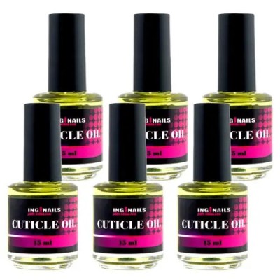 Ulei unghii Inginails, 6 buc. - Ulei cuticule LEMON 15ml foto