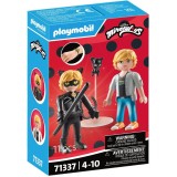 Playmobil Miraculous - Adrien si Cat Noir