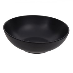 Bol Ceramic Ad&acirc;nc, Nordic, Negru, Diametru 23 cm, Capacitate 1.7 L