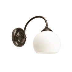 Aplica Ramona Wenge+Alb 1xE27 60W