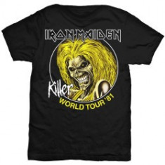 Tricou Unisex Iron Maiden: Killer World Tour 81 foto