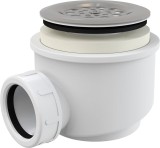 Sifon Cădiță Duș Alcadrain A46-60, Oțel Inoxidabil, &Oslash;60mm, Debit 47L/min, Anti-miros