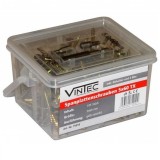 Cumpara ieftin Set suruburi Torx cu cap plat pentru lemn Vintec 75010, O5x60 mm, 195 piese
