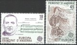 C20 - Andorra Spaniola 1985 - Europa,2v.neuzat,perfecta stare, Nestampilat