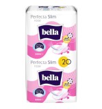 Absorbante Perfecta Slim Rose Extra Soft Deo, 20 bucati, Bella