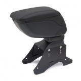 Cotiera universala auto Carguard cu suport pentru brat, montare fara suruburi, compartiment depozitare