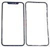 Geam cu Rama OCA iPhone XR Black - Inlocuire Ecran Premium