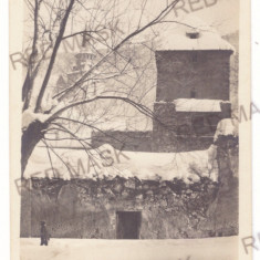 5065 BRASOV, winter, Romania - old postcard, real PHOTO - unused