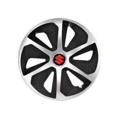 Set 4 capace roti Roco Gri-Negru R15 Compatibil Cu Suzuki foto