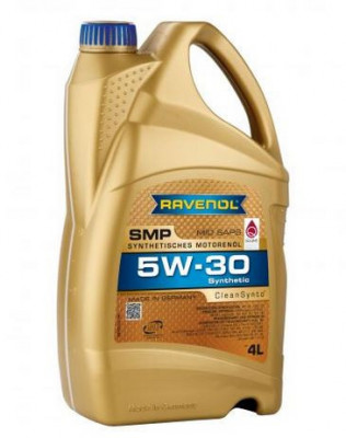 ULEI MOTOR FULL SINTETIC RAVENOL SMP CLEAN SYNTHO ACEA C3 5W30 4L foto