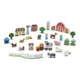 Figurine din lemn Ferma, Melissa &amp; Doug