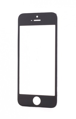 Geam Sticla + OCA iPhone 5, Negru foto