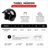 Cumpara ieftin Casca Moto/Scuter Retro FIXATO Vintage, Interior Confortabil, Prindere rapida, Negru Lucios, XL 60-61cm