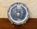FARFURIE DIN PORTELAN ENGLEZESC- JONROTH- OLD ENGLISH STAFFORDSHIRE WARE- NATURAL BRIDGE OF VIRGINIA D18CM