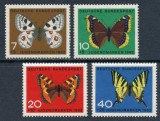Bundes 1962 - Fluturi, serie neuzata