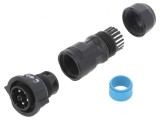 Conector Circular Mufă Tată 5 PIN cu Șurub X-Lok