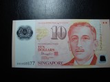 Singapore 10 Dolari 2018 UNC Bancnota - Colectie Numismatica Asia