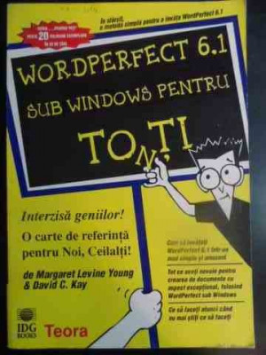 Wordperfect 6.1 Sub Windows Pentru Toti - Necunoscut ,541788 foto