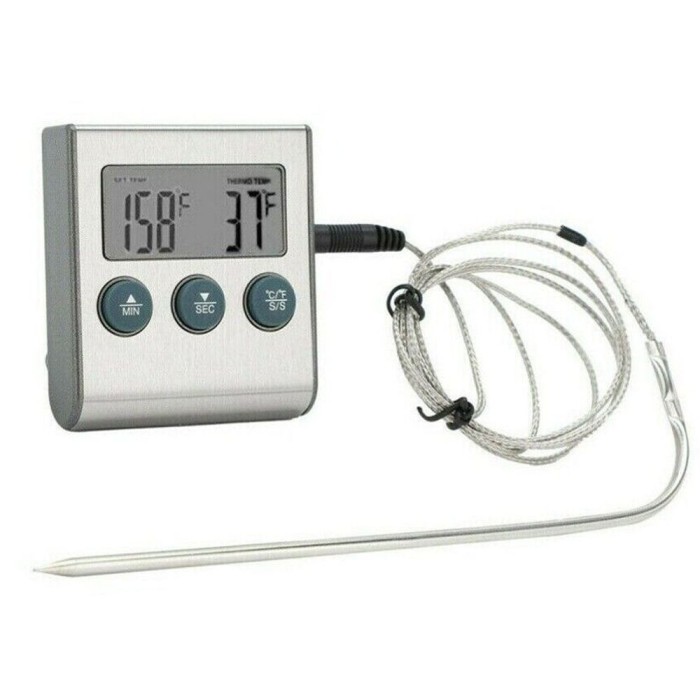 Termometru alimentar de gatit multifunctional, cu timer