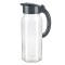 Ulcior Sticlă, 1.5l, Capac Plastic, Transparent, Gri