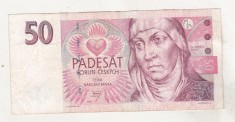 bnk bn Cehia 50 coroane 1997 - P# 17b - vf+