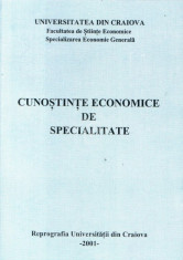 Cunostinte economice de specialitate. Examen de licenta foto