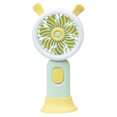 Ventilator mana alimentare USB 3.7W 3 viteze suport verde Zilan ZTS8241 foto