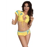 Costum sexy Eufemia, LivCo, galben, S