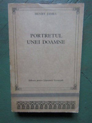 Portretul unei doamne - Henry James foto