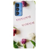 Husa compatibila cu Motorola Moto G71 5G model Spring Vibes, Silicon, TPU, Viceversa, Transparent, Carcasa