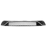 Grila bara Chrysler Ypsilon (846), 2016-, montare fata, cu ornament crom, cu gauri lampa ceata, B-Series, 735628852