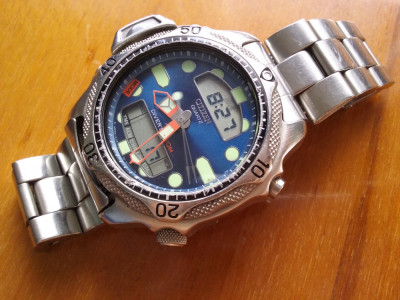 Citizen Promaster Aqualand divers 200M functionare buna foto