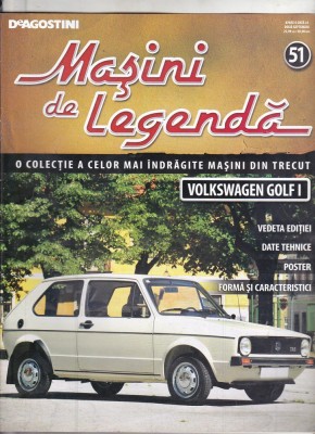 bnk ant Revista Masini de legenda 51 - Volkswagen Golf I foto
