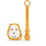 Matchstick Monkey Flat Face Teether &amp; Soother Clip set cadou pentru copii Lion